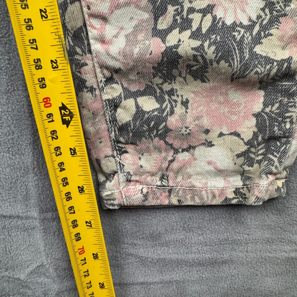 Current Elliott Floral Print Jeans Size‎ 25 Stiletto Phoenix Skinny Denim - Picture 7 of 9